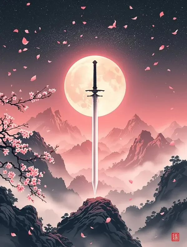 《清风明月》武侠小说 《清风明月》小说封面